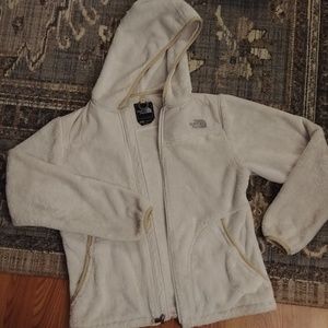 Fuzzy hooded Northface